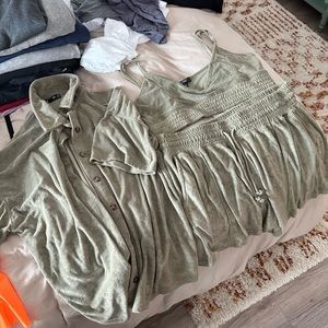 Over sized three piece set